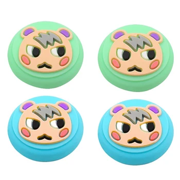 

for Nintendo Switch / Lite Thumstick Grip Cute Silicone Analog Caps Protective Button Cover Case for NS Switch Joycon