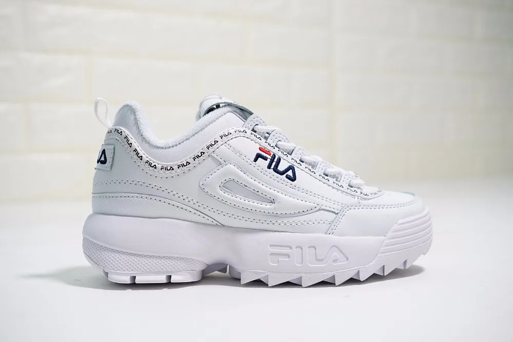 FILA Disruptor II/Женская обувь; кроссовки 2-го поколения с толстой подошвой, увеличивающей рост; беговые кроссовки; FW0165-121