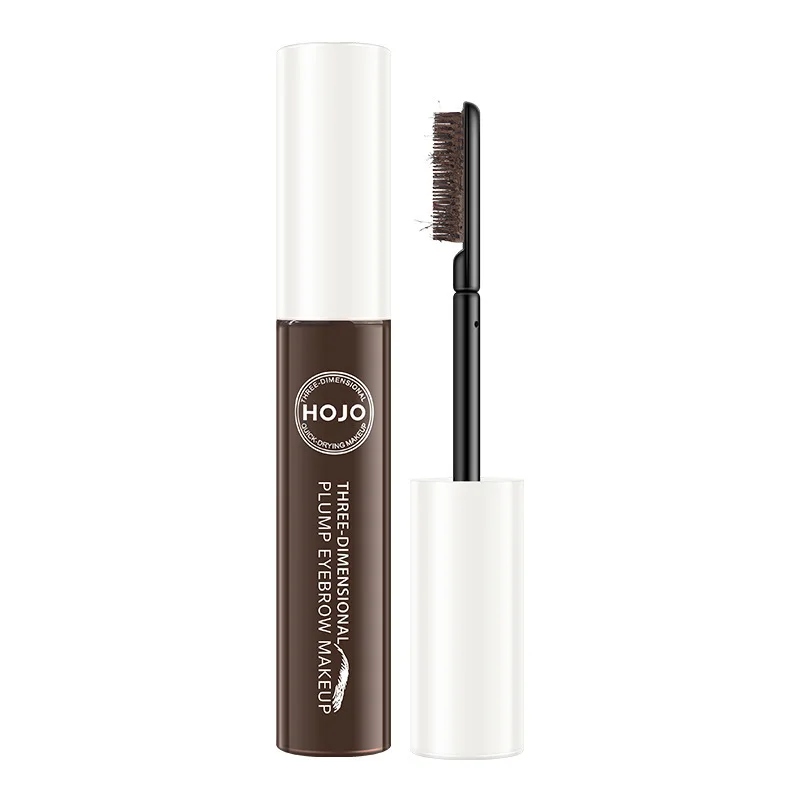 HOJO 3D Eyebrow Gel Brown Plump Lasting Waterproof 3 Colors Professional Eye Brow Three-dimensional Makeup Tools with Brush | Красота и
