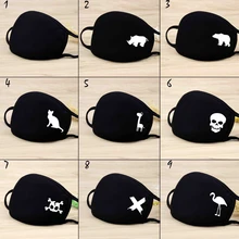 Милая хлопковая маска с героями мультфильмов; праздничные вечерние респираторы; теплая хлопковая маска с милым медведем; камуфляжная маска с защитой от пыли; Муфельная респирато