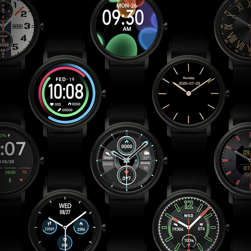 US $29.99 Mibro Air 24h Bio Heart Rate Monitor Smart Watch Women Mens Watches 12 Sport Mode Custom Dial bluetooth 5 Smartwatch for xiaomi