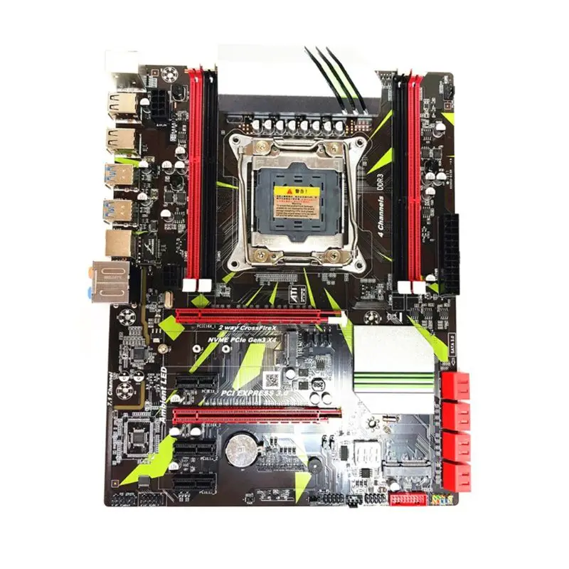 X99 2011 V3Pin DDR3 Desktop Computer Mainboard Motherboard for E5 2609V3 CPU Kit 1