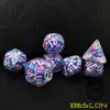 Bescon Peacock Pearl Polyhedral Dice Set, Pearl Poly RPG Dice set of 7 5