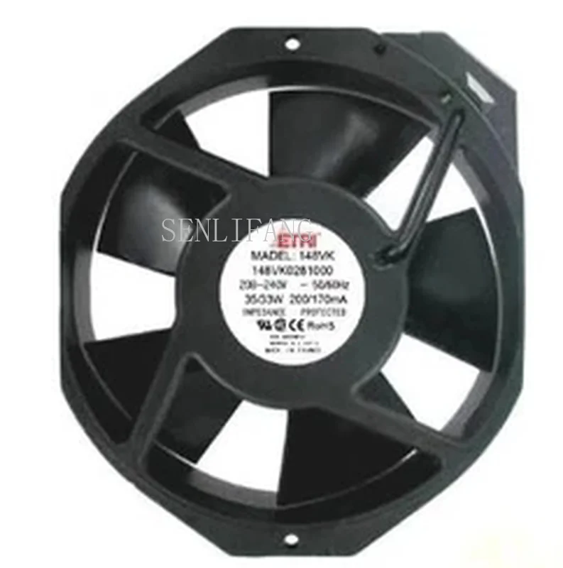 

For ETRI 148DH2TM11000 148DH Server Cooler Fan DC 24V 16.4W 170x170x38mm One year warranty