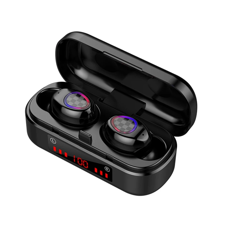 TWS V7 Bluetooth Earphone 5 0 Sports Earbuds Waterproof Music Headphones HIFI Stereo Noise Reduction for Huawei Xiaomi iPhone