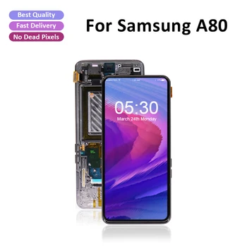 

For Samsung For Galaxy A80 A805F LCD Display Touch Screen Digitizer Assembly With Frame For SAMSUNG A80 A805F LCD Screen Display
