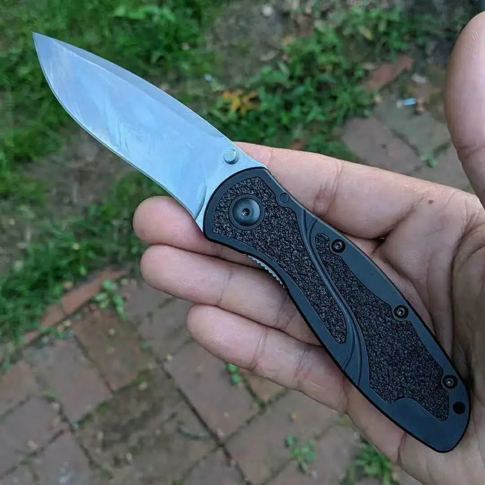 Kershaw 1670 D2 лезвие черный 6061 T6 алюминиевая ручка с Stonewash Тактический складной нож