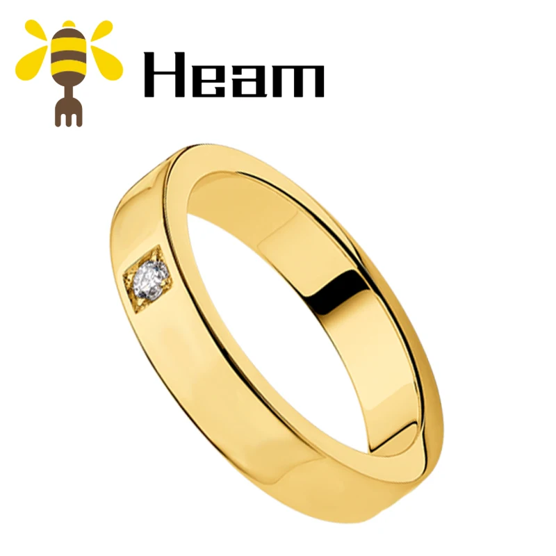 Heam,, высокое качество, серебро 925 пробы, болгарийская пара, кольцо для женщин, розовое золото, модное, темпераментное, ювелирное изделие, свадебный подарок