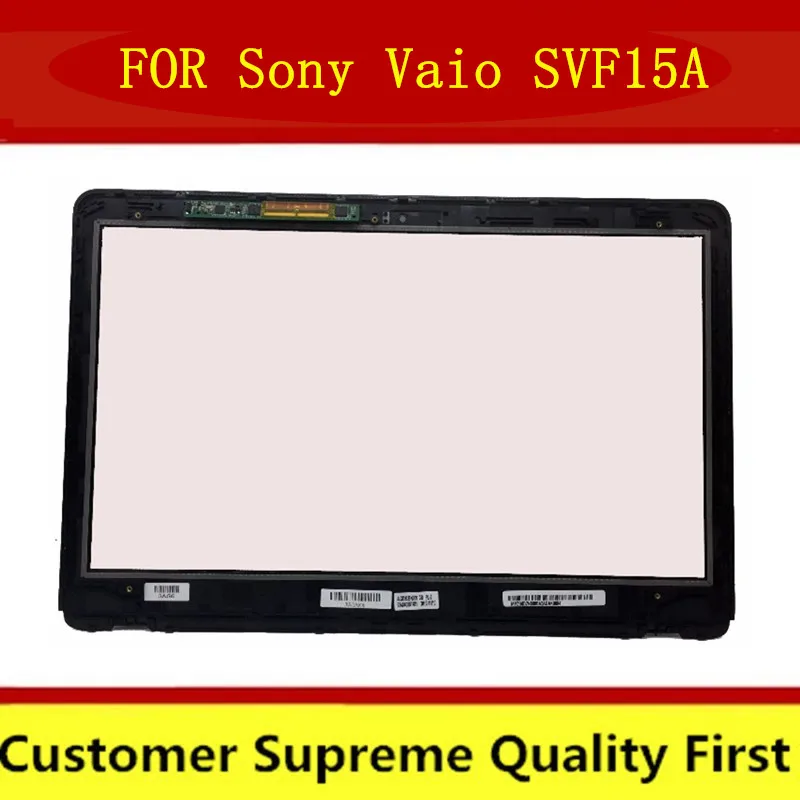 Стеклянный дигитайзер сенсорного экрана 15 6 дюйма для Sony Vaio SVF15A SVF15A18CXB SVF15A16CXB