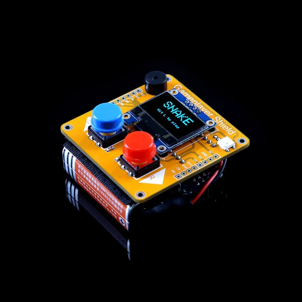 Arduino Diy Kit,snake Game,easy To Program Arduino Game Console,nano Board  Atmega328p,iic Serial 128x64 Oled Display - Programmable Toys - AliExpress