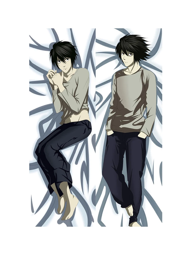Imprimir 3d Lawliet Funda de almohada de personaje de Death Note L.Lawliet, nuevo diseño|Funda de almohada| - AliExpress