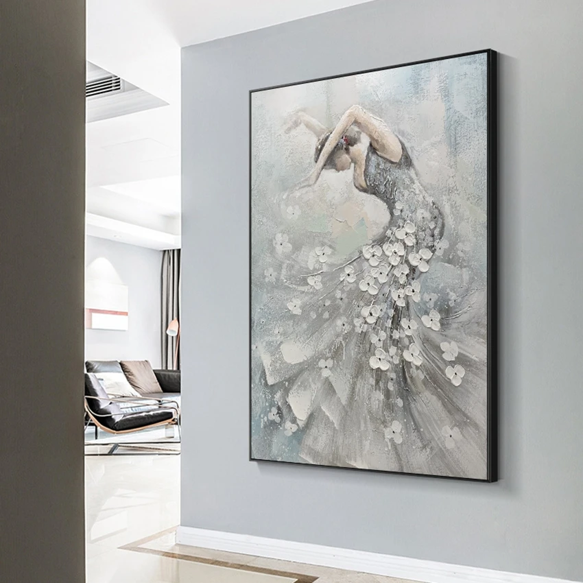 Handmade Abstract Figure Human Body Art Oil Painting Wall Canvas Unframed Picture Artwork Bedroom Decoration Paintings | Дом и сад