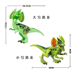 Большой маленький динозавр Птерозавр игрушка Трицератопс в собранном виде T-Rex в парк развлечений Дракон Брахиозавра 3-летней 4-летний