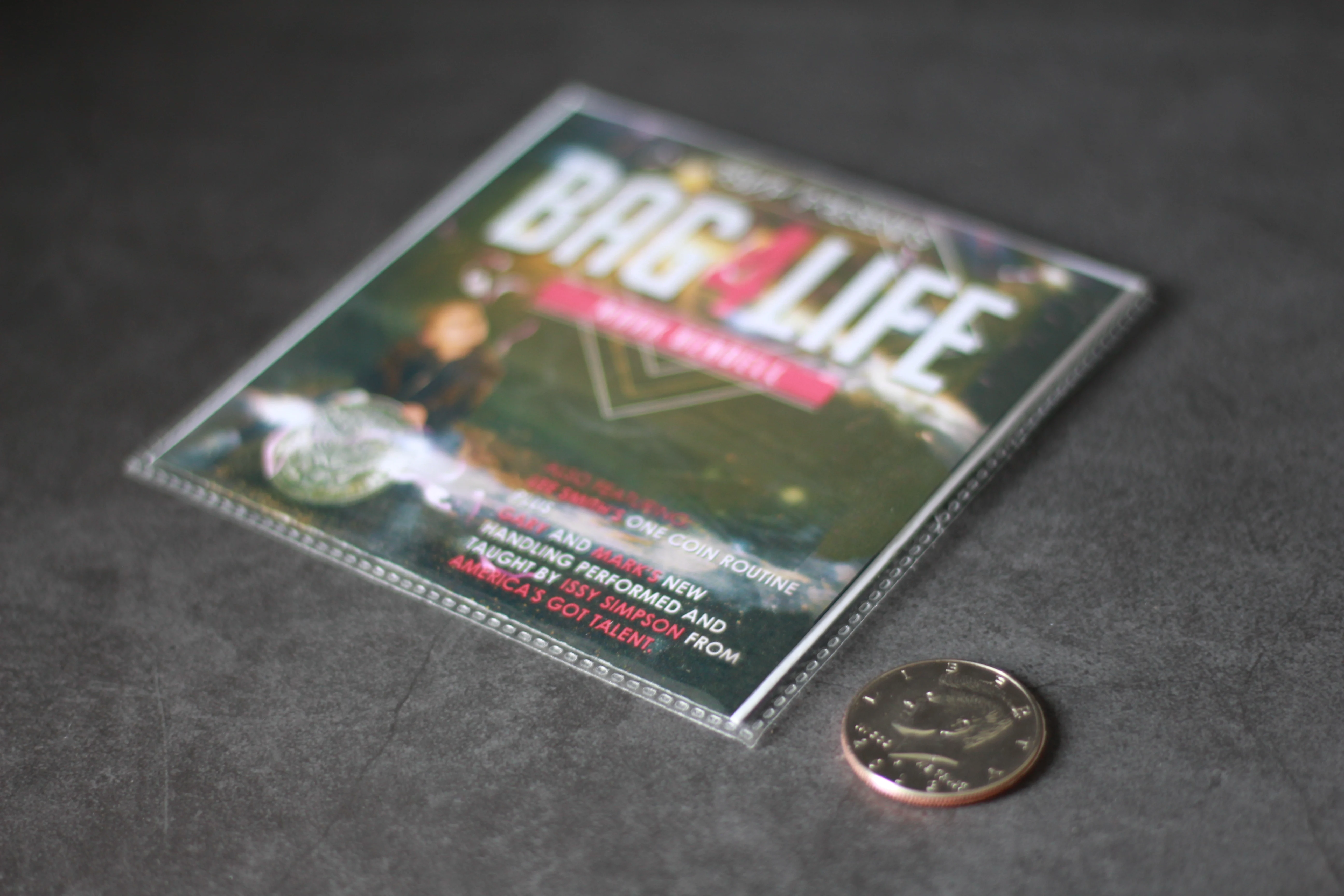 Bag4Life(1 доллар США Монета W/DVD) Волшебные трюки Satge Close Up Magia забавная монета проникновения сумка Магическая иллюзия, трюк, реквизит