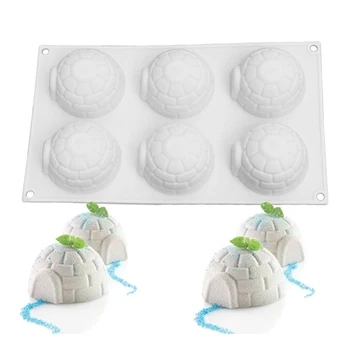 

Igloo Silicone Cake Mold for Mousses Ice Cream Chiffon Baking Dessert Chocolate Mold Cake Decorating Tools