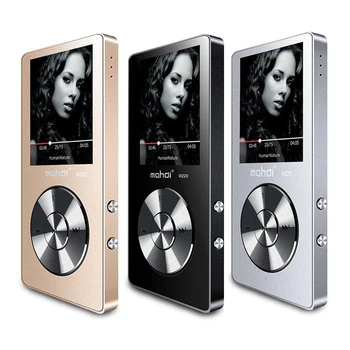 

Top Deals Original metal MP3 player lossless HiFi MP3 Music player with High Quality Sound out Speaker E-book FM radio Clock(Bla