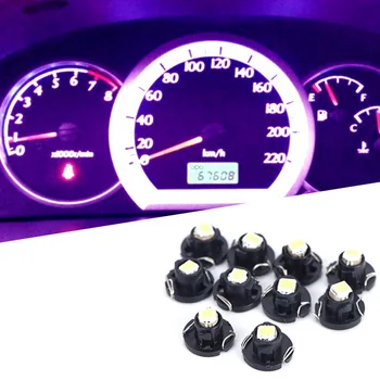 

LED Car Cluster Gauges Dashboard White Instruments Panel Light LED Light Bulbs Instrument Panel Gauge Cluster Dashboard LED