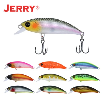 

Jerry Immortal 50mm 2in 4,5g micro crank bait sinking wobblers trout shore UV pink color artificial bait hard fishing lures