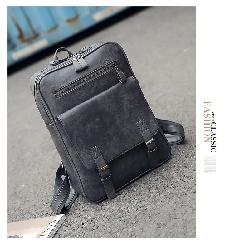 Business Casual Minimalist Computer Bag, Fashion Travel Bag, Men's Backpack