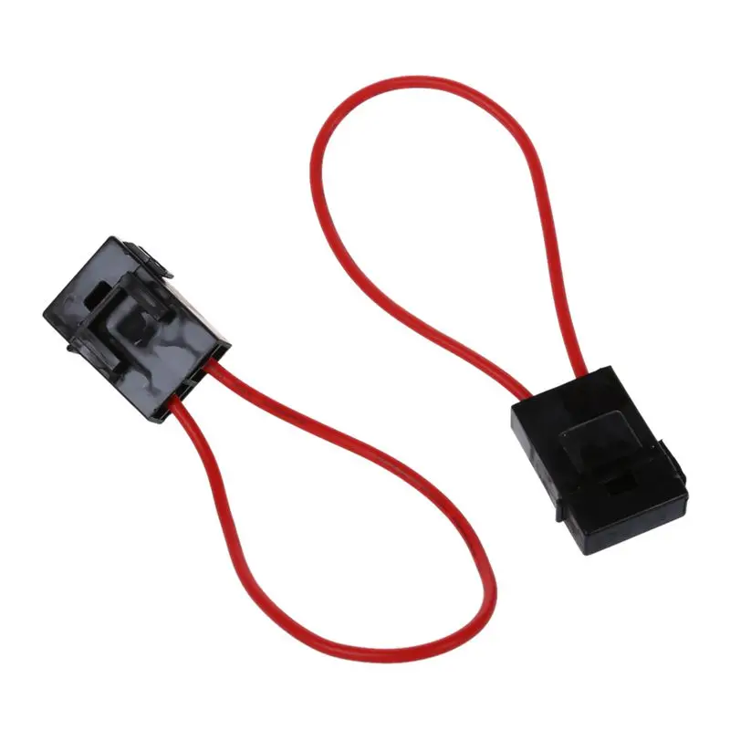 

Hot New 30A Wire In-line Fuse Holder Block Black Red for Car Boat Truck 20pcs
