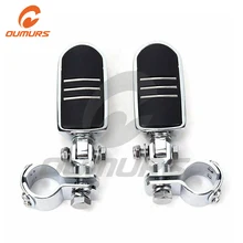 Мотоциклетные колышки ouwalls 1 25 дюйма 1/4 хромированные для Harley Touring