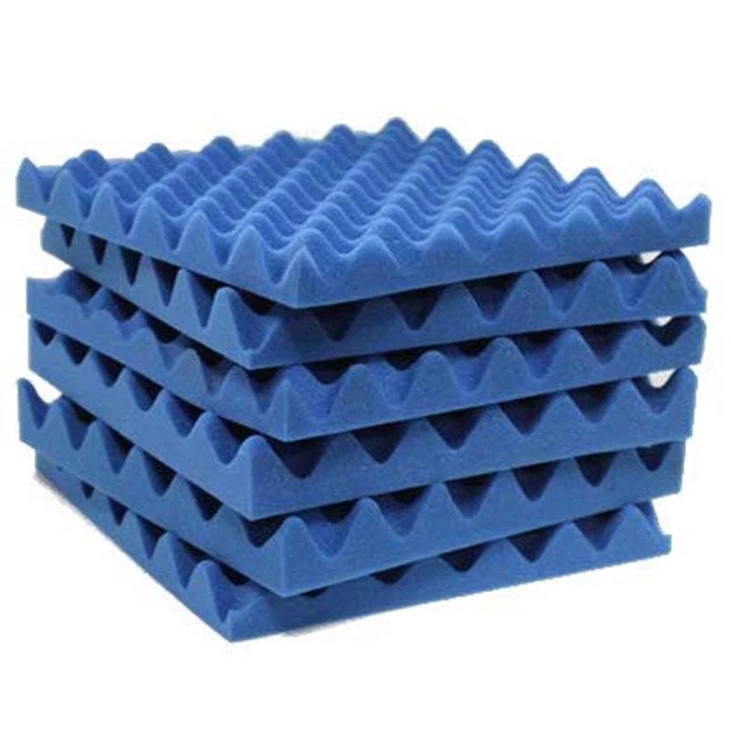 

6 Pcs Soundproofing Foam Studio Acoustic Foam Soundproof Absorption Treatment Panel Tile Wedge Polyurethane Foam 30x30x3cm