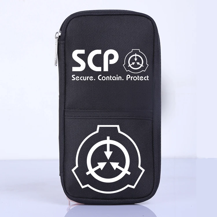 Scp安全保護含有学校オフィス文具収納コスプレ鉛筆ケースバッグ財布ユニセックスギフト Cosmetic Bags Cases Aliexpress