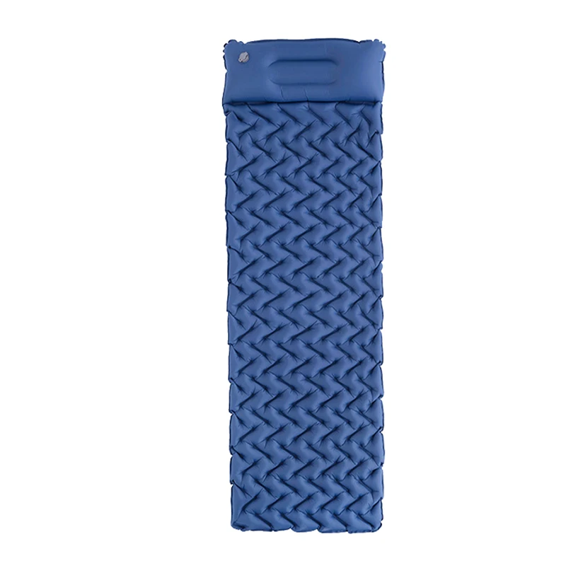 Outdoor Camping Tent Sleeping Mat TPU+Nylon Ultra Light V-Shape Single Inflatable Cushion Moisture-proof Mattress Lntegra Pillow | Спорт и