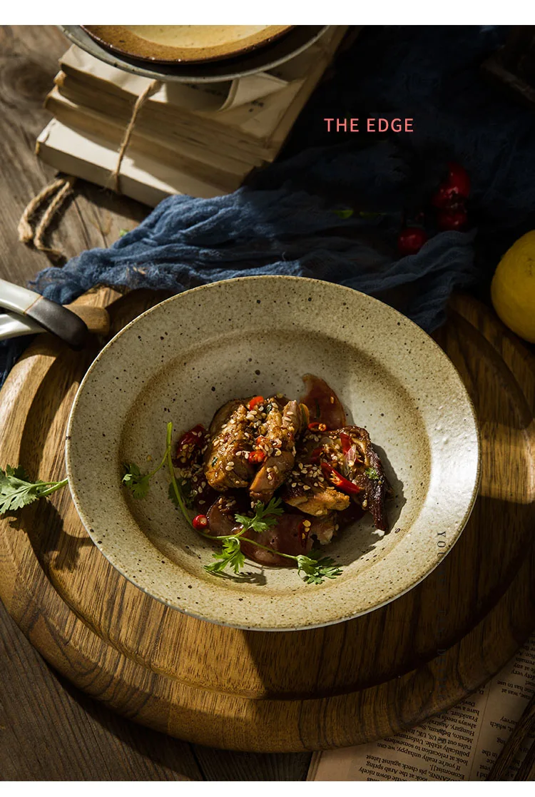 ANTOWALL Ретро японская керамическая лапша быстрого приготовления Ramen чаша ручной работы большая чаша