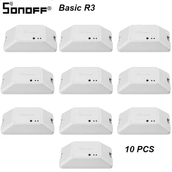 

Sonoff Basic R3 Wifi Switch DIY Wireless Remote Domotica Light Smart Home Automation Relay Module Controller Alexa Compatible