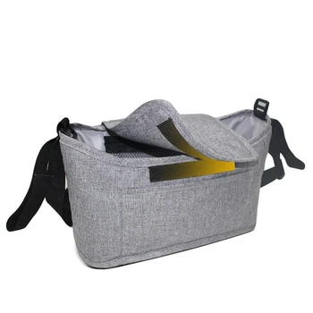 

Baby Stroller Organizer Bag Diaper Bags Nappy Stroller Organizer Mom Pram Buggy Cart Bottle Baby Carriage Accessories