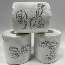 

Super Fashion Funny Wc Papier Bulk Rollen Bad Tissue Badkamer Zachte 3 Ply Huishoudelijke Fun Noverlty Papers wholesale