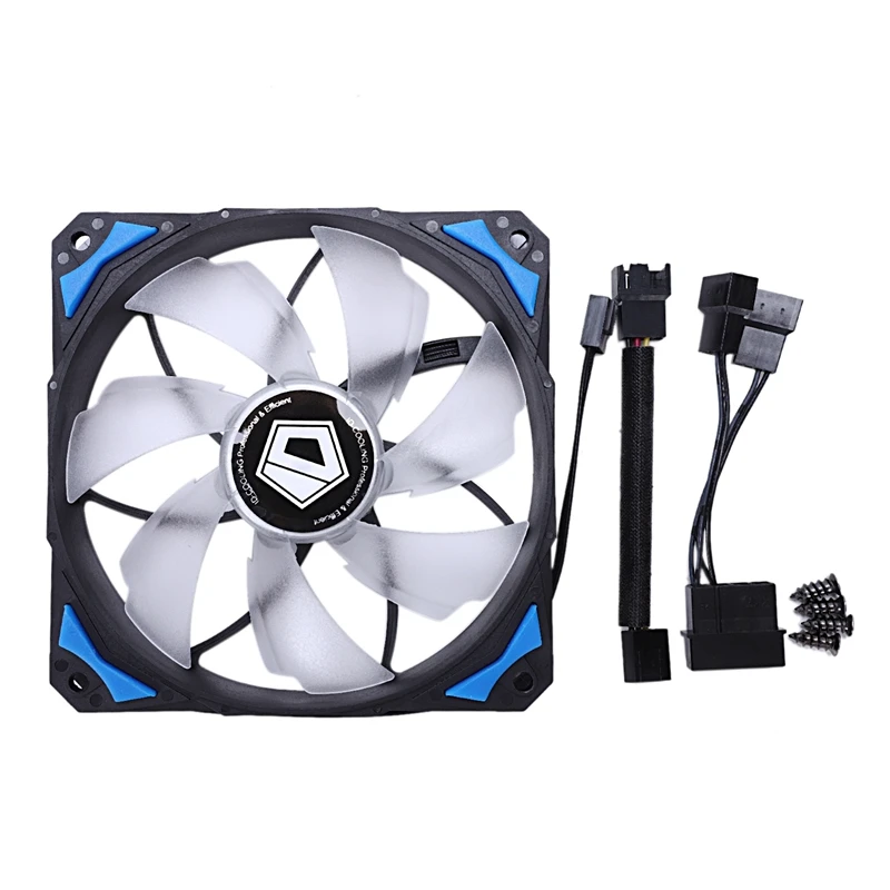 Controller Cooler Pl 12025 120 Mm Led Fans 4 Pin Pwm Control green 5