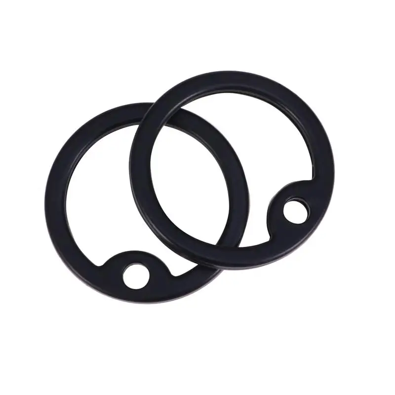 Placa de identificación de perro militar para hombre, silenciador de silicona, etiqueta de goma, negra, 2/4 Uds.