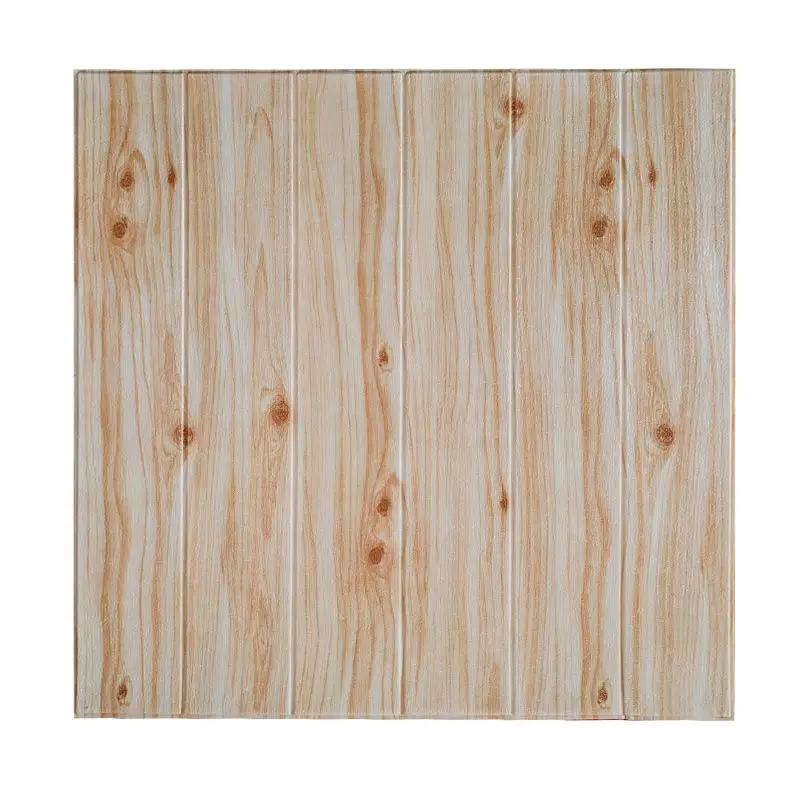 70*70cm 3D Waterproof Foam Wall Sticker Wood Grain Wallpaper Home TV Background Bedroom Decorative | Дом и сад