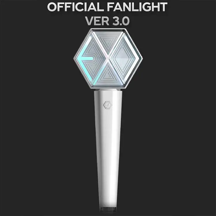 Белый официальный веерный светильник KPOP EXO Ver.3 Bluetooth концертный фонарь хип хоп