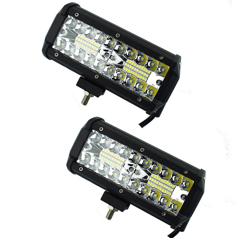 7-дюймовый автомобильный работы СИД свет 12v 120w фары для авто вспомогательный дальнего света Мотоцикл led противотуманные точечные светильники фары из водонепроницаемого материала