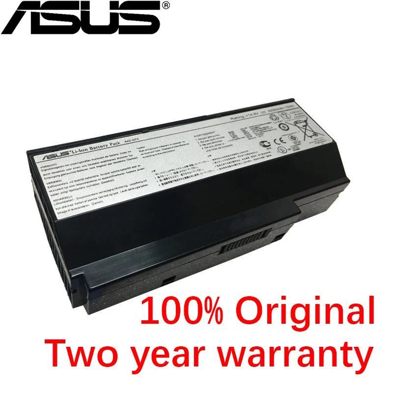 ASUS оригинальные 14,6 V 75WH 5200 мА/ч, A42-G73 Аккумулятор для ноутбука ASUS G53 G53JW G53Sw G53Sx G73 G73Jh G73Jw VX7 A42-G73