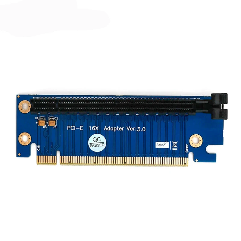 Переходная карта qиндийская PCI Express 16x видеокарта PCIE Riser E Adapter 16X к Raiser Card для 1U 2U