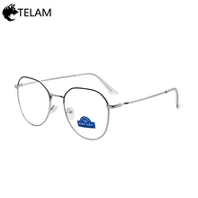 Новинка, очки для компьютера, оправа, анти-синий светильник, очки для игр, Антибликовая оправа для очков, женские круглые очки с прозрачными линзами