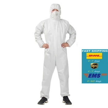 

PPE DHL shipping Virus protection suit protective clothing Antibacterial Anti-Viruses Chemical Dust-proof Virus protect