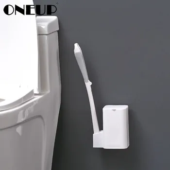 

ONEUP Disposable Sponge Detachable Brush Head Household Toilet Brush Long Handle No Dead Corner Cleaning With Cleaning Fluid