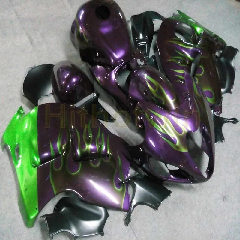 U Пользовательские мотоцикла обтекатель корпуса для Suzuki GSX-R1300 1997 1998 1999 2000 2001 2002 2003 2004 2005 2006 2007+ красного, белого и синего цветов - Цвет: U