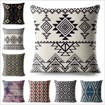 

Aztec geometric pattern pillowcase cushion cover pillowcase home decoration