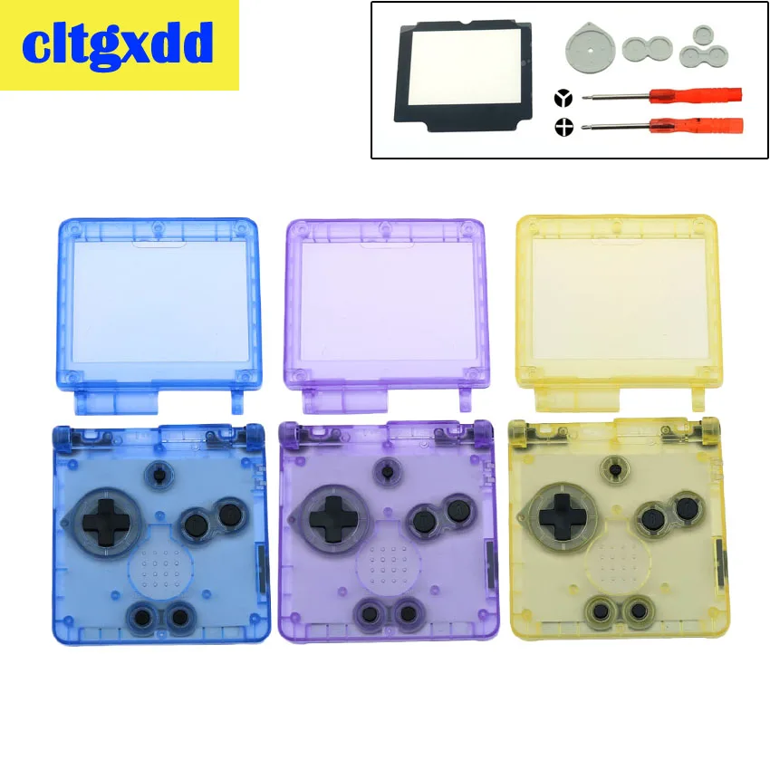 Cltgxdd для nintendo Gameboy Advance SP полный корпус экран объектив проводящий коврик GBA игровая