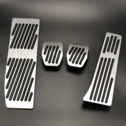 Car Accessories For BMW 3 5 series E30 E32 E34 E36 E38 E39 E46 E87 E90 E91 X5 X3 Z3 MT/AT pedal Pads Cover Stickers Car Styling