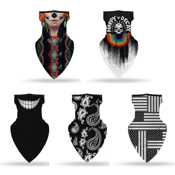 

American Digital Printing Outdoor Riding Ears Pest Control Multifunctional Scarf Triangle UPF50 + UV Protection Windproof Mask