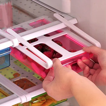 

Refrigerator Fresh-keeping Partition Layer Multi-purpose Storage Rack Drawer Storage Baskets,