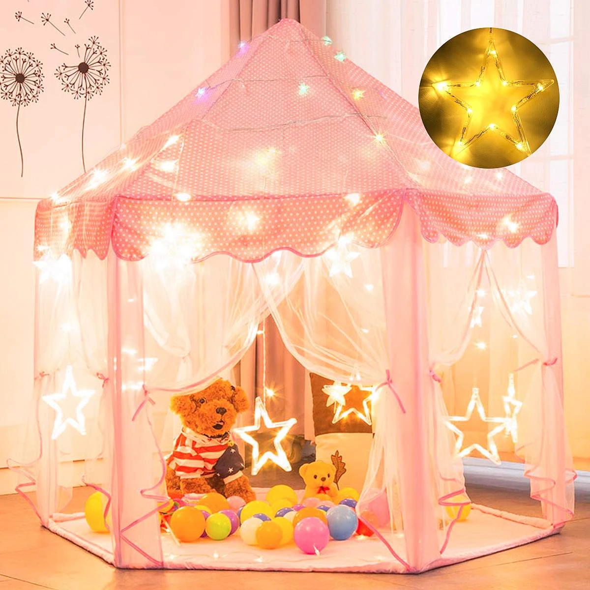 girls castle tent