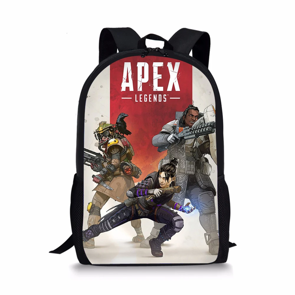 

HALYUNASC Children's School Backpack Steven APEX Pattern Kids Backpack Cartoon Anime Toddler Boys Girls School Book Bags